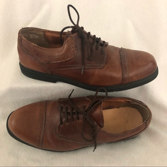 Vintage Wing Tip Leather Dress Shoes